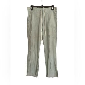 Billabong Light Green Casual beach Pants linen blend Size Medium